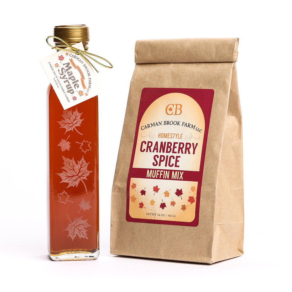 Substitute pancake and waffle mix with our delicious cranberry spice muffin mix.