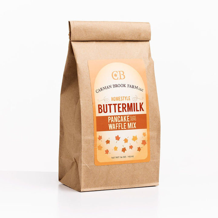 Add Carman Brook Farm buttermilk pancake mix to your gift box.