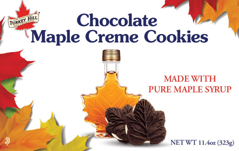 Turkey Hill Chocolate maple cream cookies.