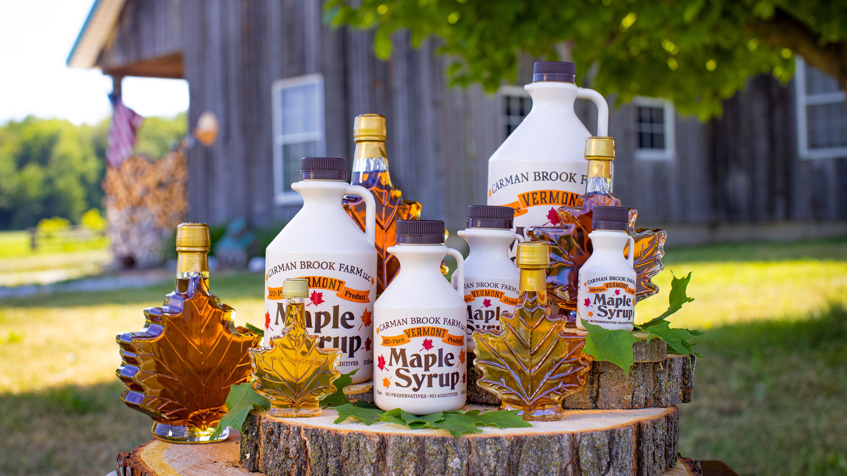 maple syrup from Carman Brook Farm